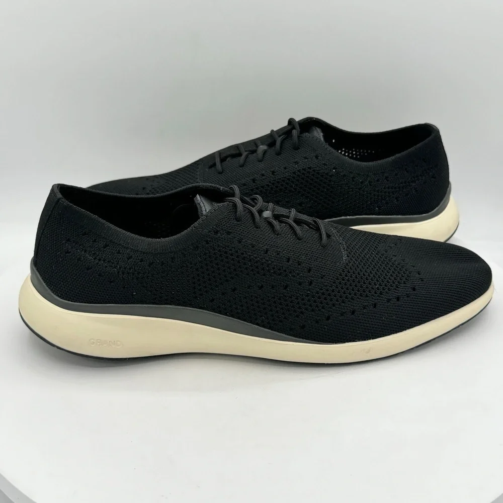 NEW Cole HAAN Grand Troy Knit Men’s Sneakers Size 13 Color Black MSRP‎ $175